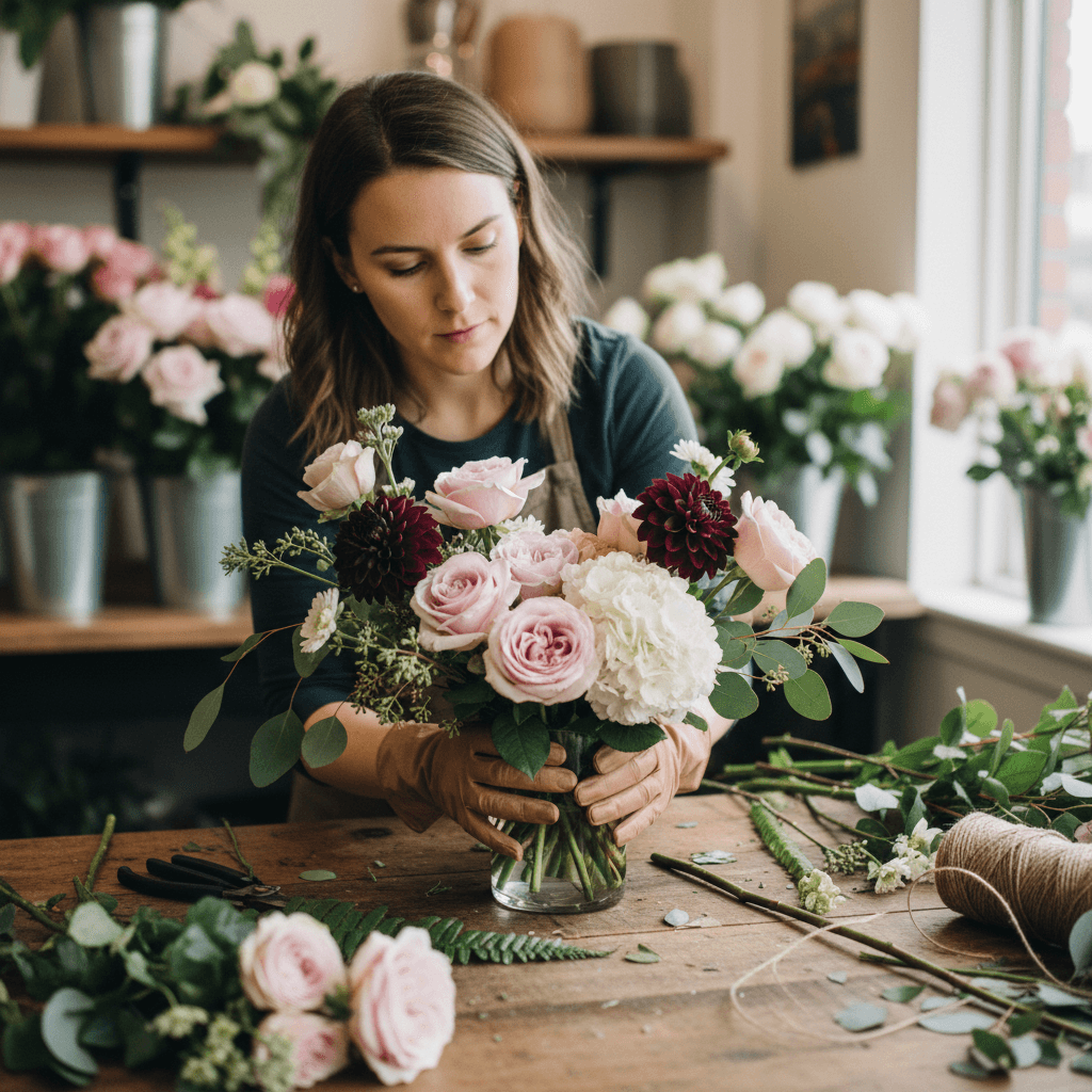 Custom flower arrangement